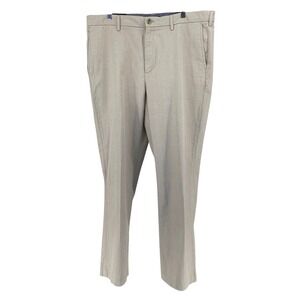 New Banana Republic Mens Aiden Fit Slim Cotton Textured Chino Pants Beige 38x32